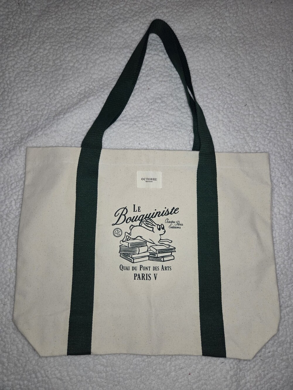 Octobre Éditions Sezane Canvas Tote Bag NEW